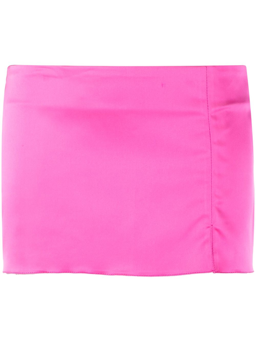 로우로우 여성 satin micro miniskirt - Pink RR071