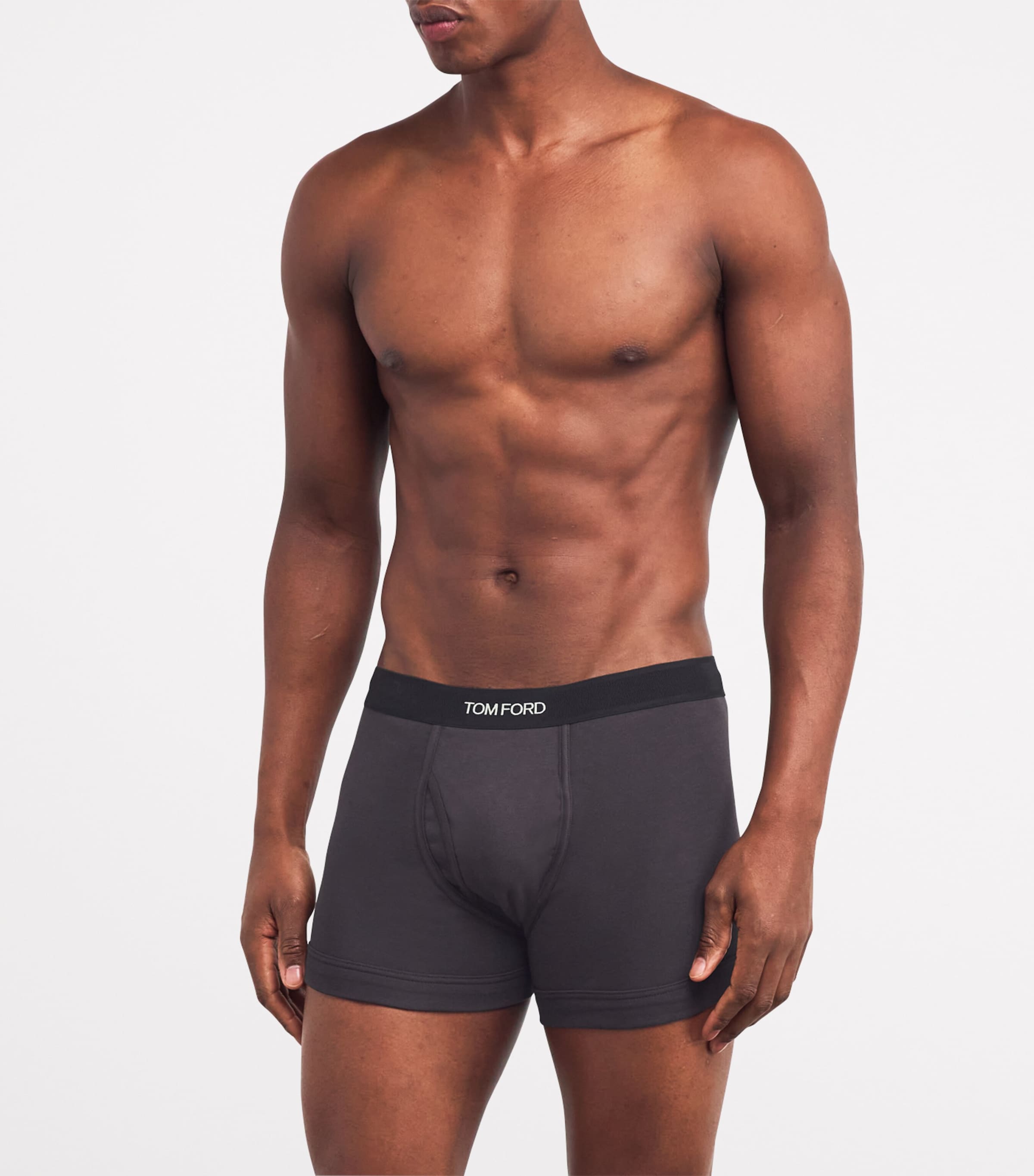 Stretch-Cotton Logo Boxers
