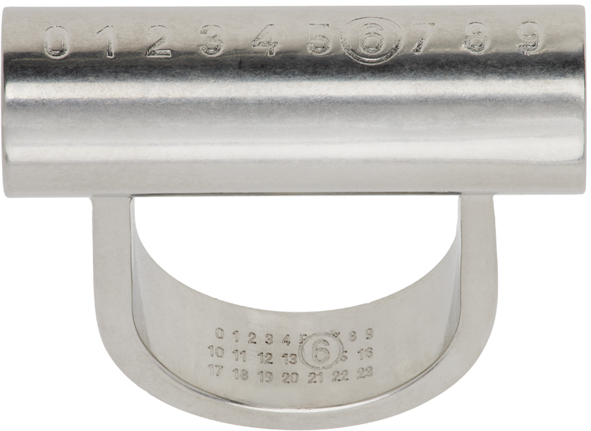 MM6 Maison Margiela Silver Bolt Ring