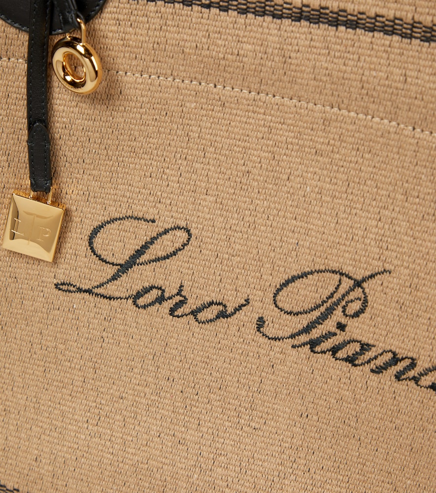 Loro Piana Tasman XL Canvas Tote Bag