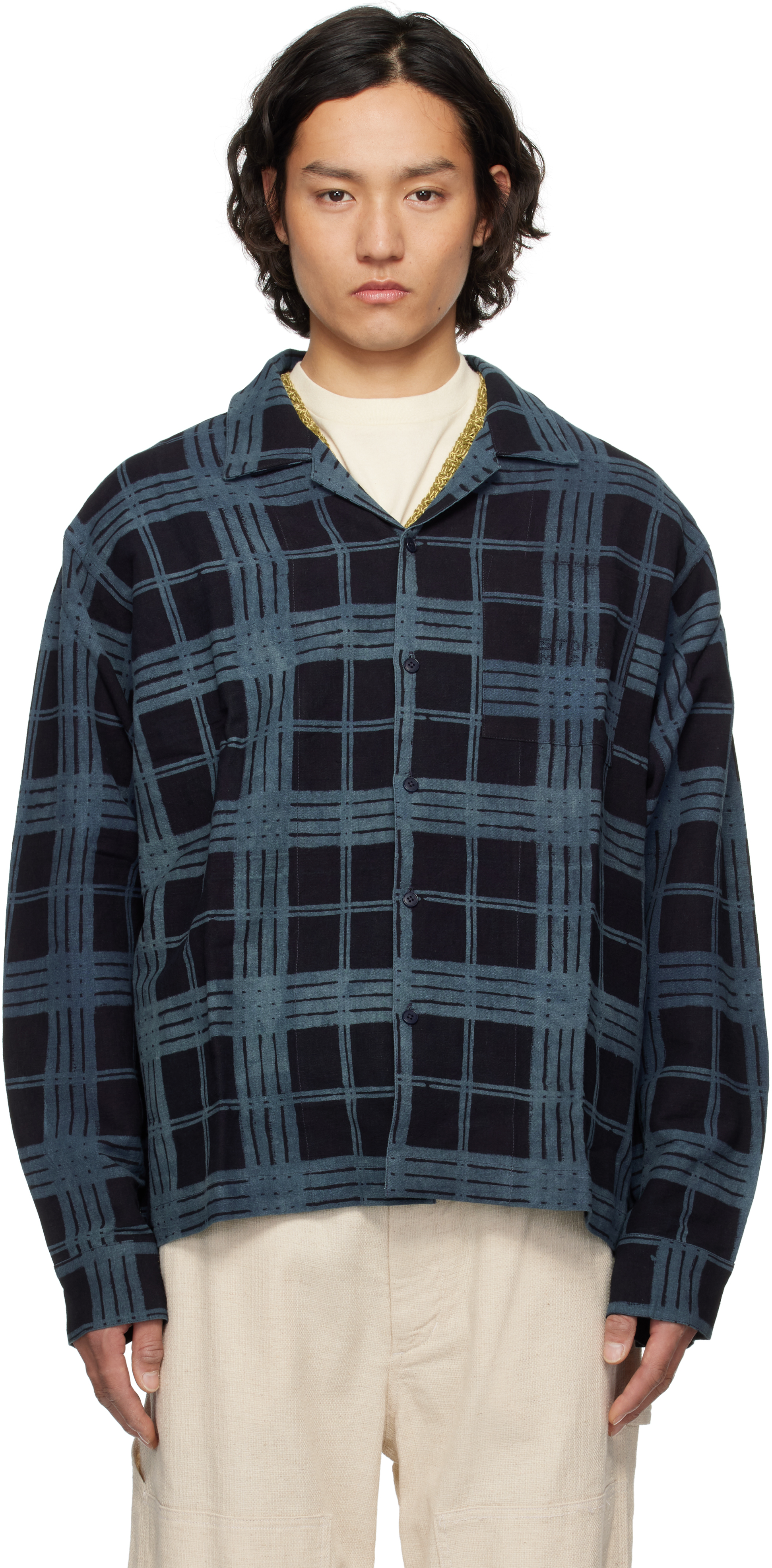 Story mfg. Black & Blue Greetings LS Shirt