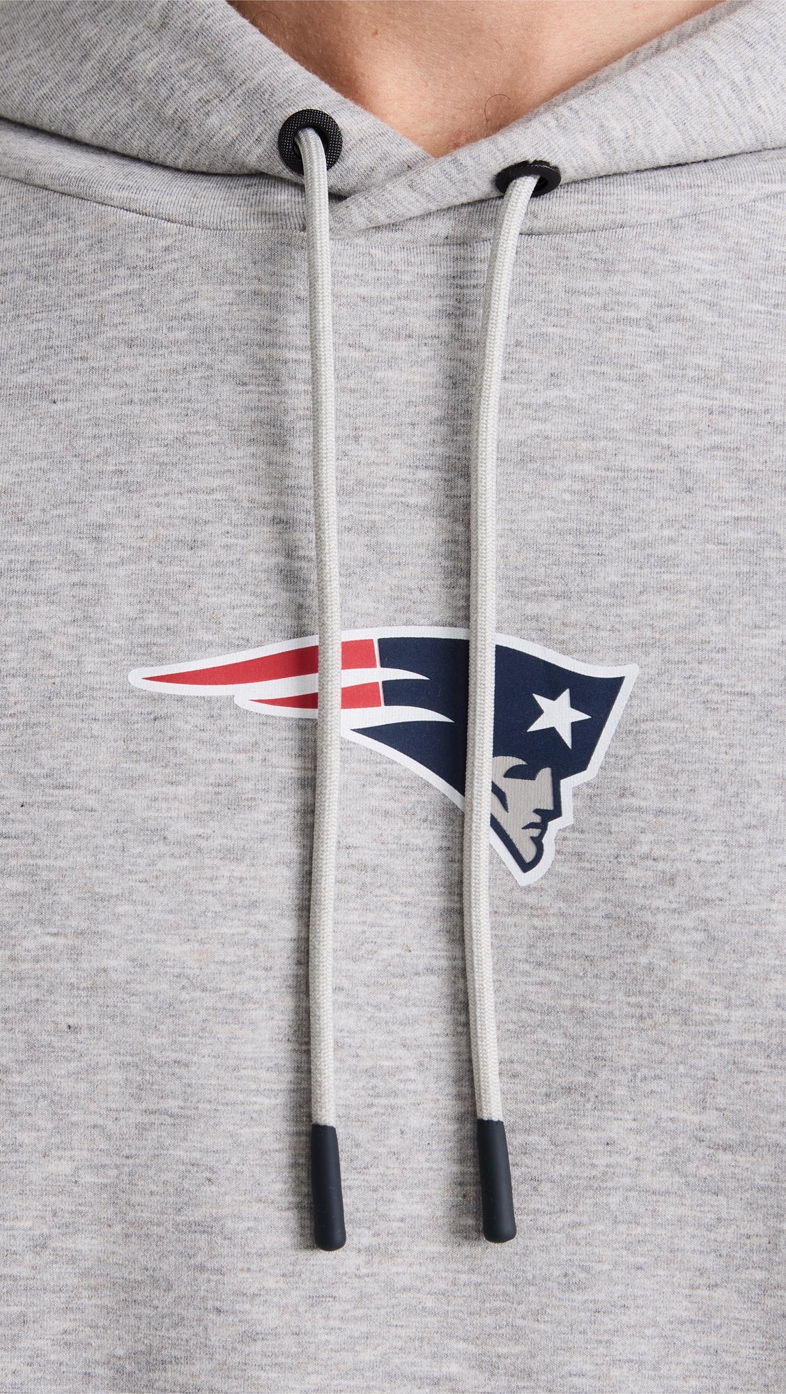 Patriots Hoodie Grey