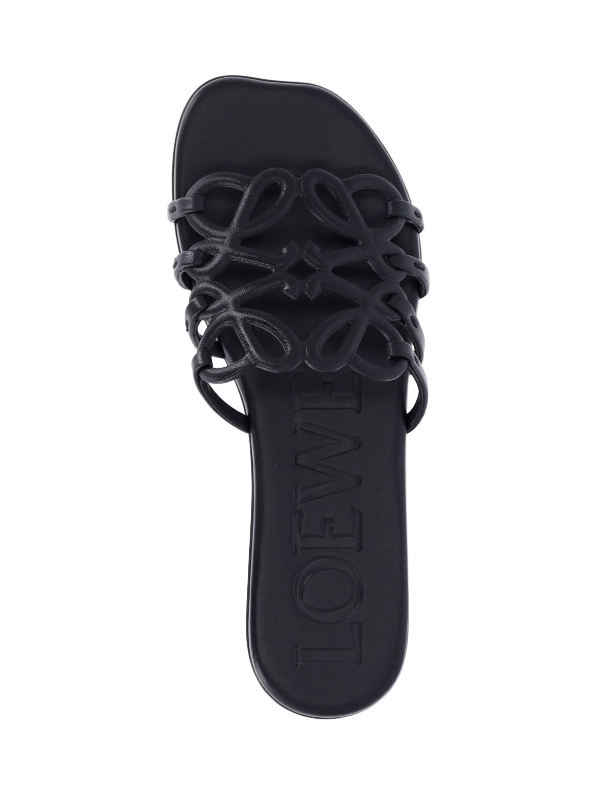 Loewe "Anagram Petal" Slide Sandals