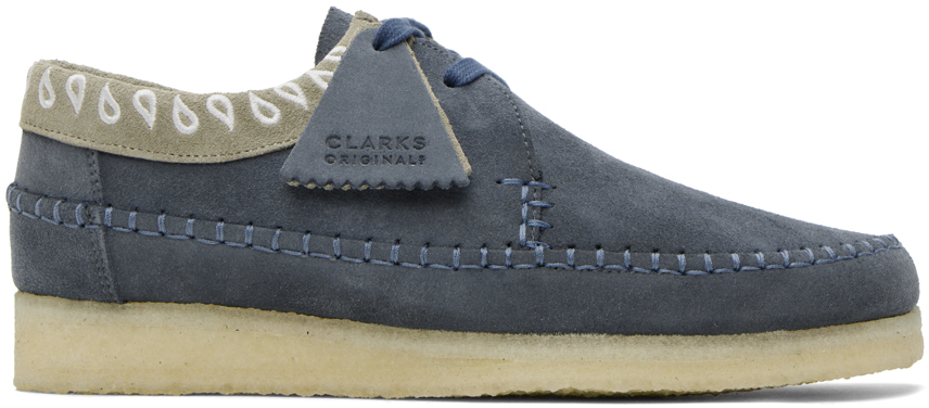 Clarks Originals Navy Weaver Derby Shoes - Realry: A fashion sites aggregator