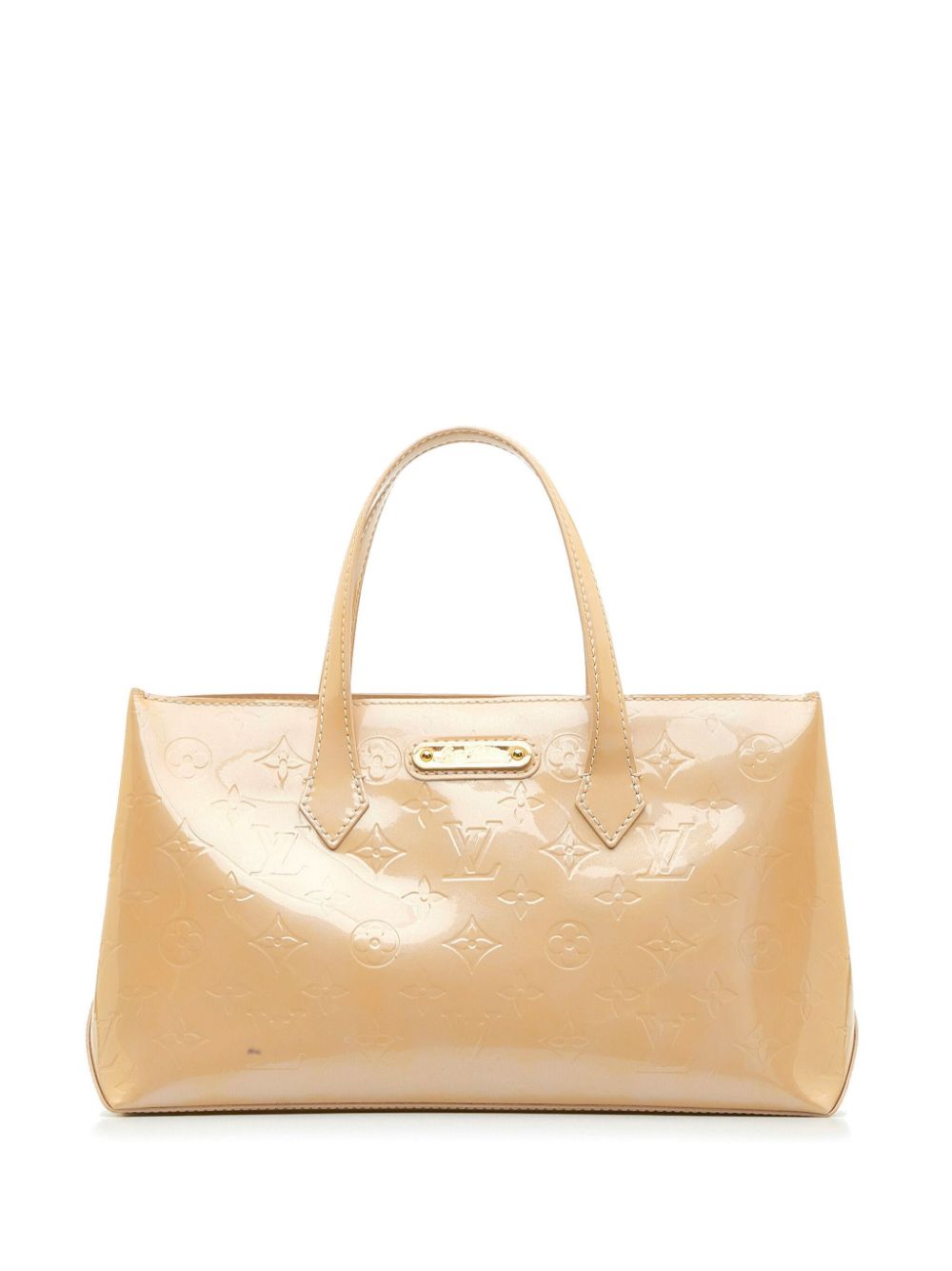 Louis Vuitton Pre-Owned Vernis Monogram Wilshire PM Tote Bag - White for  Women