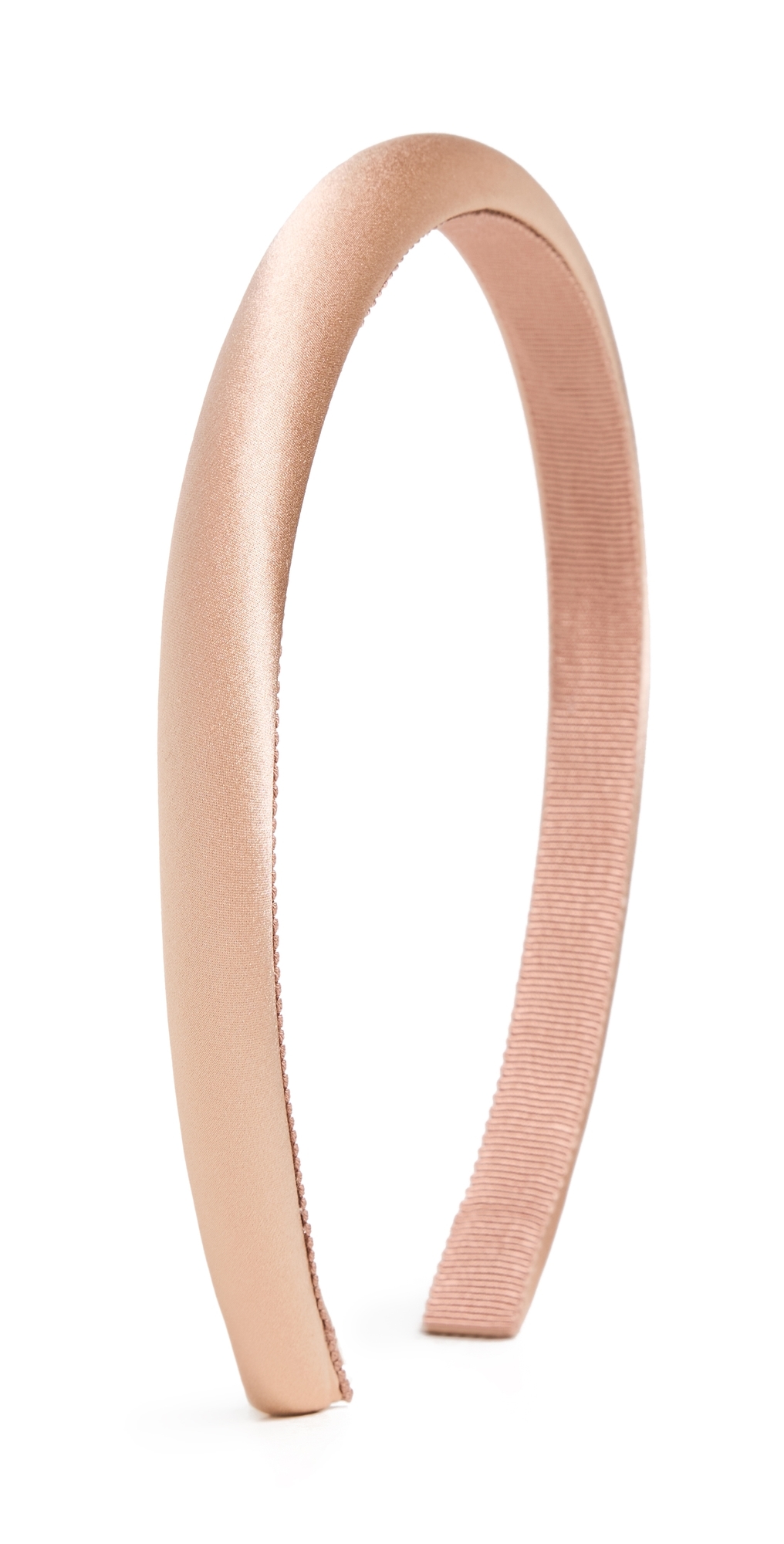 Tiana Headband in Silk Satin Almond One Size