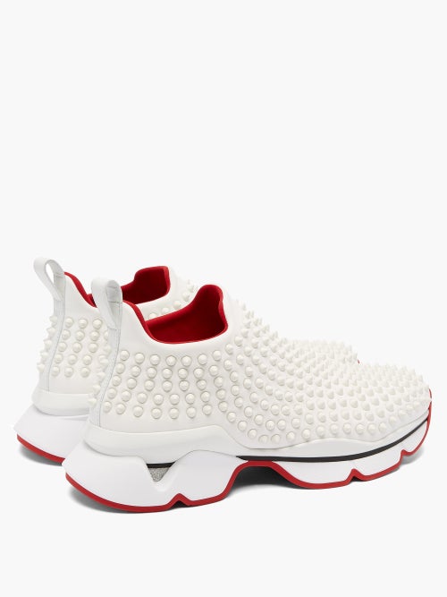 Spike studded neoprene trainers, Christian Louboutin