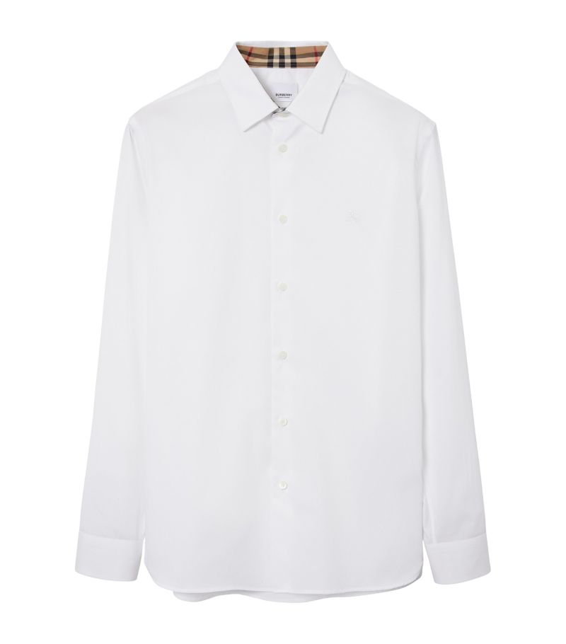 Burberry Childrens EKD Stretch Cotton Shirt , Size: 6Y