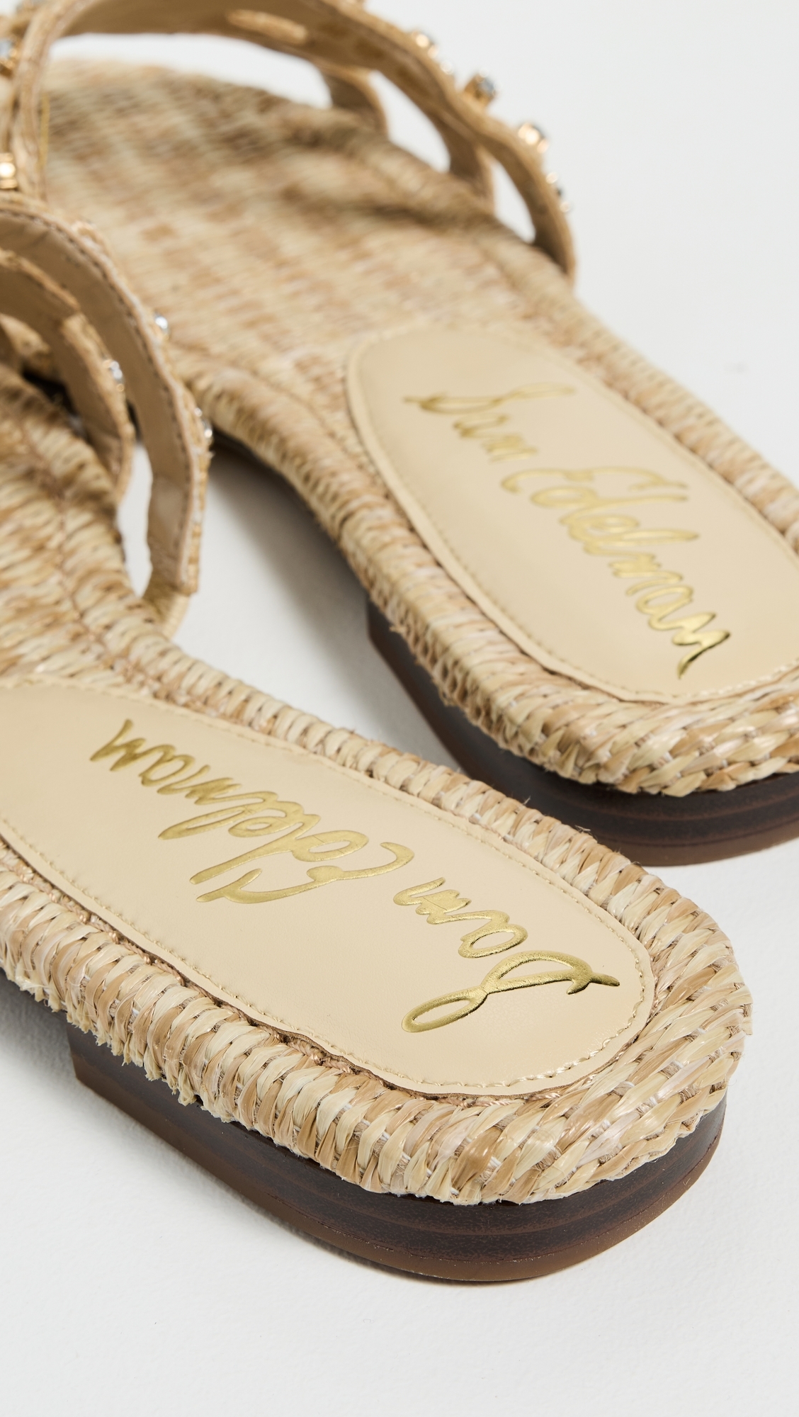 Sam Edelman Bay Jewel Slides Bleached Beechwood