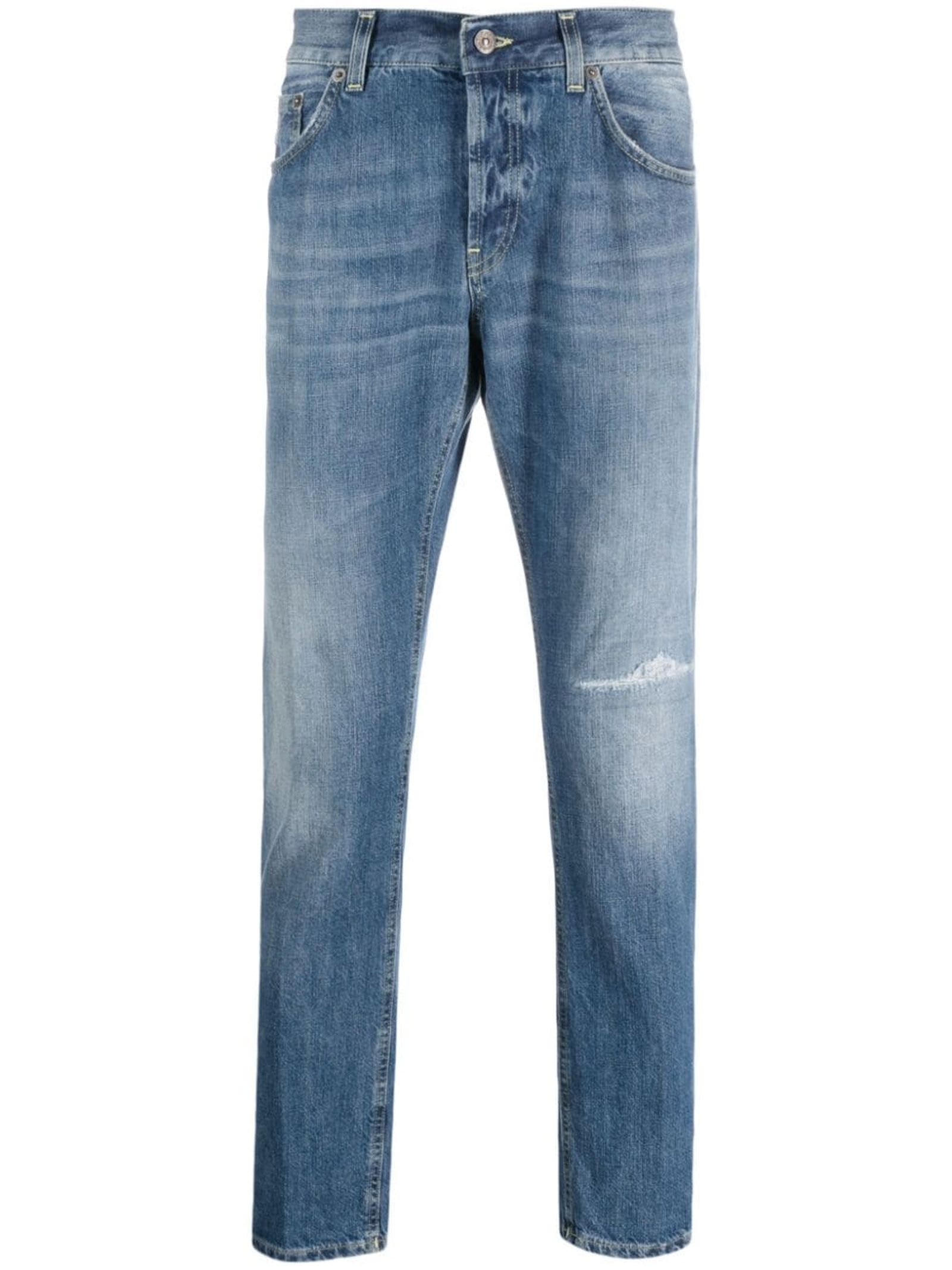 Dondup 남성 Blue Cotton Jeans 13638468