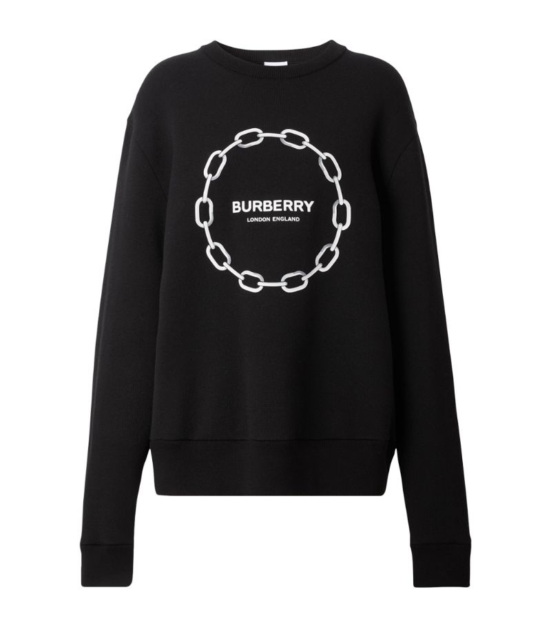 버버리 여성 Chain Print Sweater