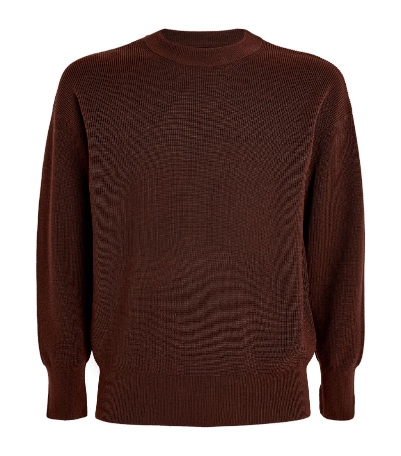 스튜디오 니콜슨 남성 Merino Wool Long-Sleeved Sweater