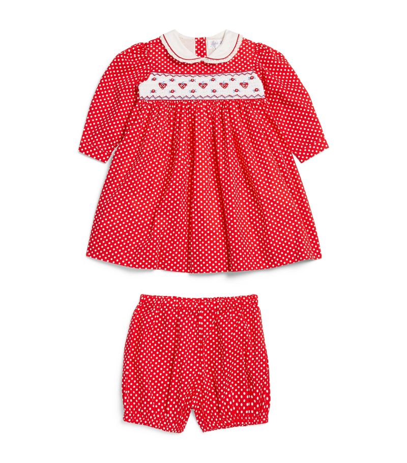 Rachel Riley Strawberry Dress and Bloomers Set (6-24 Months)