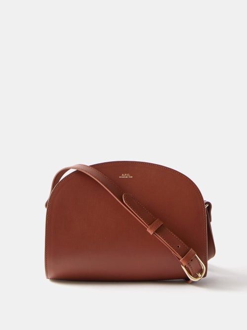아페쎄 Demi-Lune leather cross-body bag