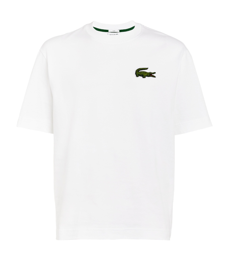 라코스테 Cotton Crocodile T-Shirt
