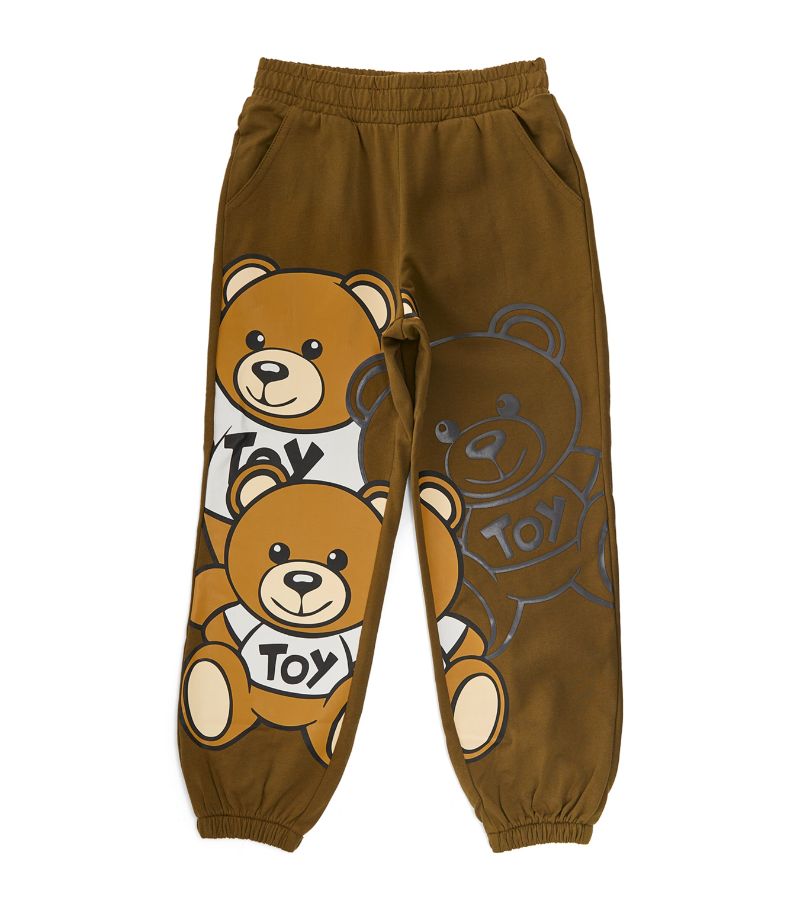 모스키노 Kids Triple Toy Bear Sweatpants (4-14 Years)