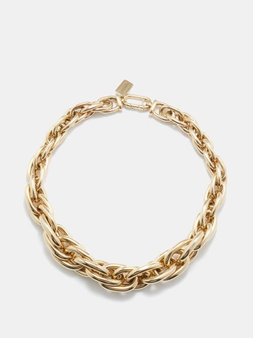 Lauren Rubinski Cable-chain XL 14kt gold necklace