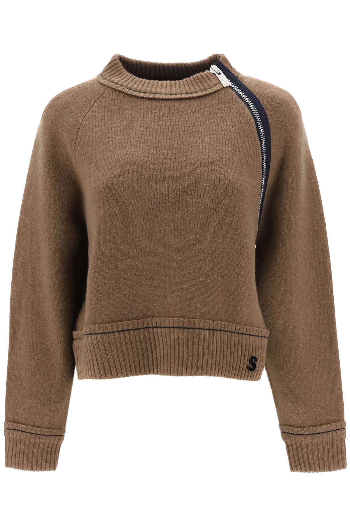 사카이 여성 Cashmere Cotton Sweater 13639146