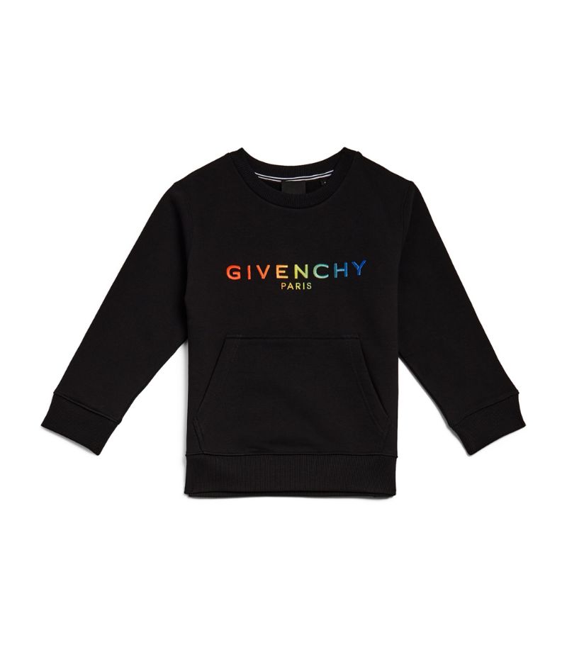 지방시 Kids Rainbow-Logo Sweatshirt (4-14 Years)