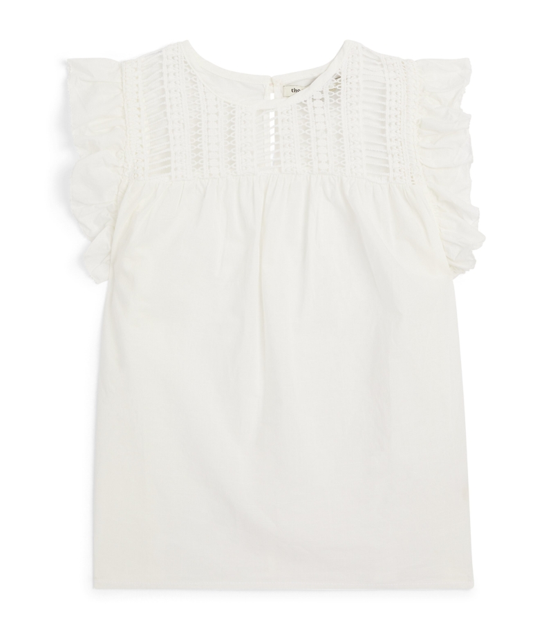 The New Society Frill-Trim Bianca Top (4-16 Years)