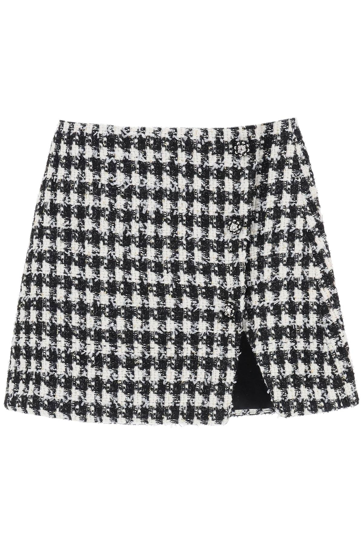 셀프포트레이트 여성 Mini Wrap Skirt In Boucle Tweed 13639111