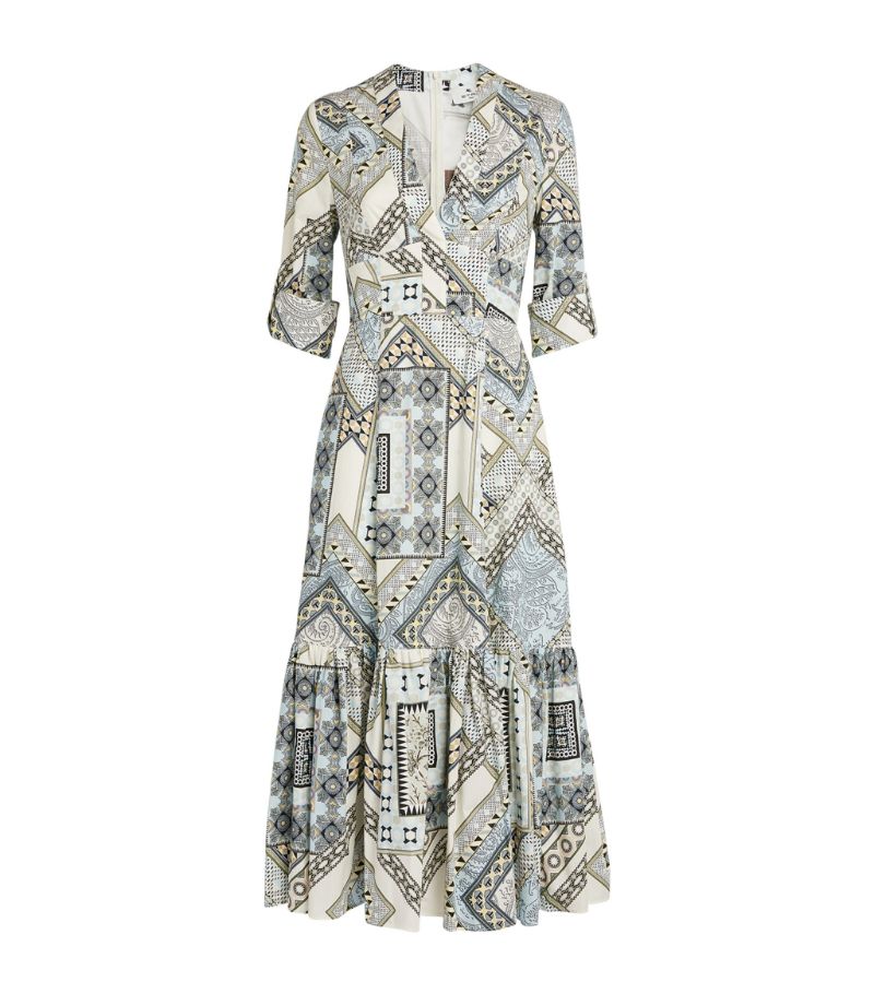 에트로 여성 Cotton Patterned Midi Dress