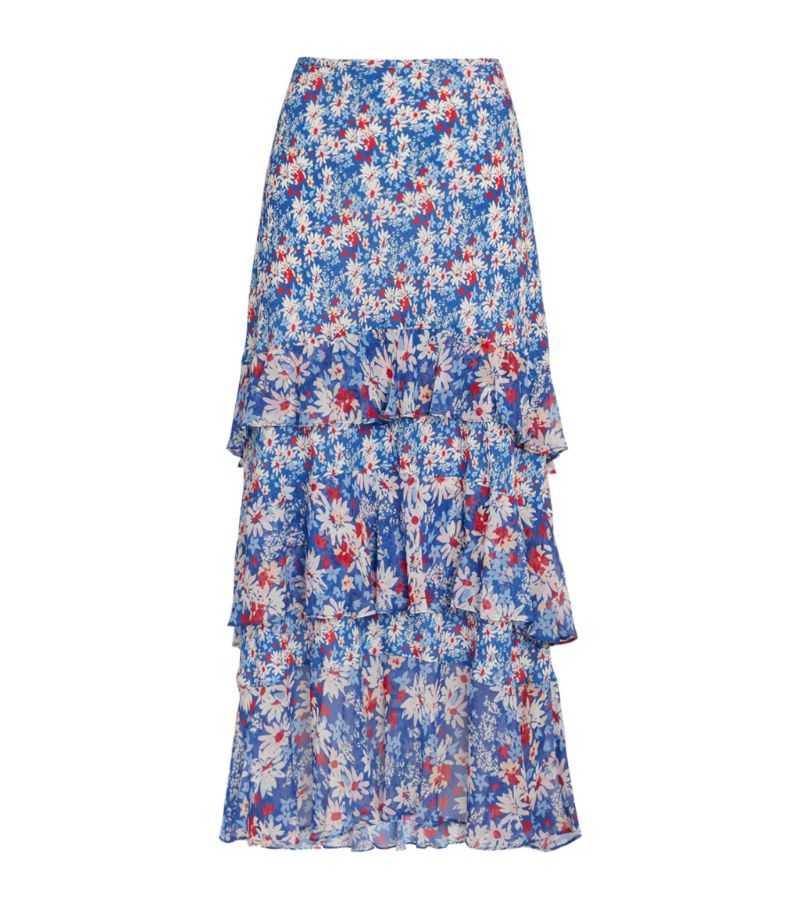 릭소 여성 Floral Print Preslee Midi Skirt