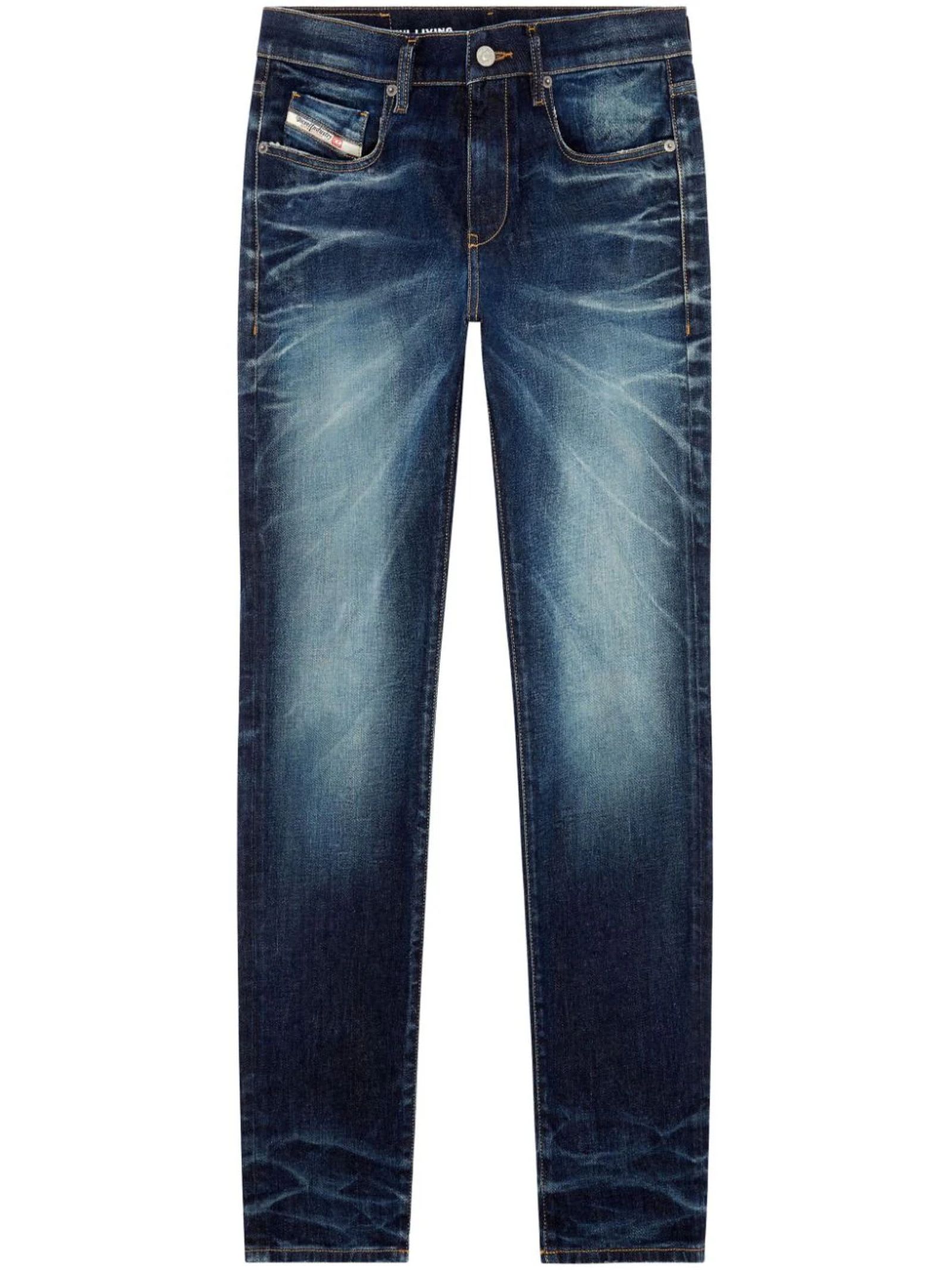 디젤 남성 D-Strukt Straight-Leg Jeans 13638499