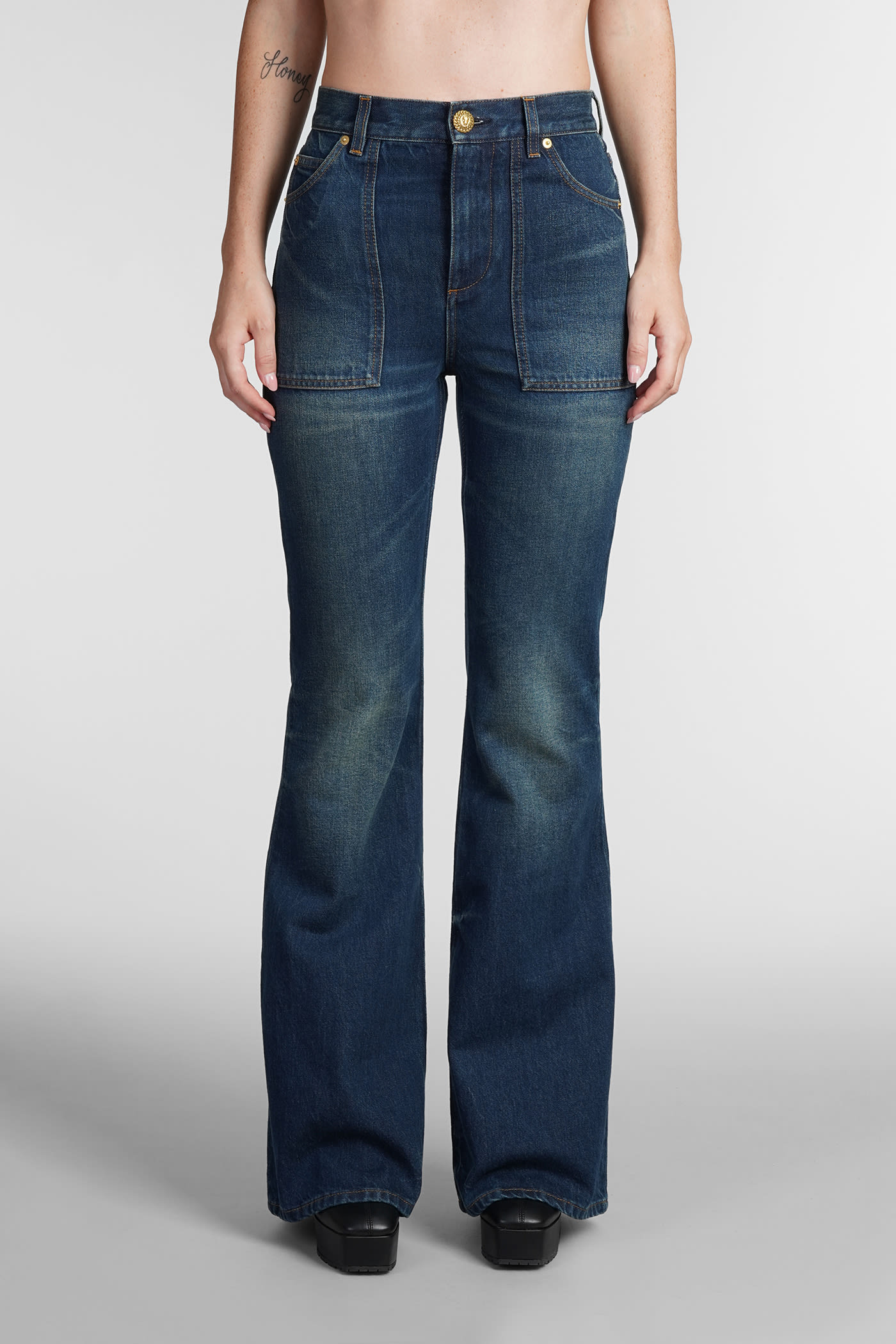 발망 여성 Jeans In Blue Cotton 13639006