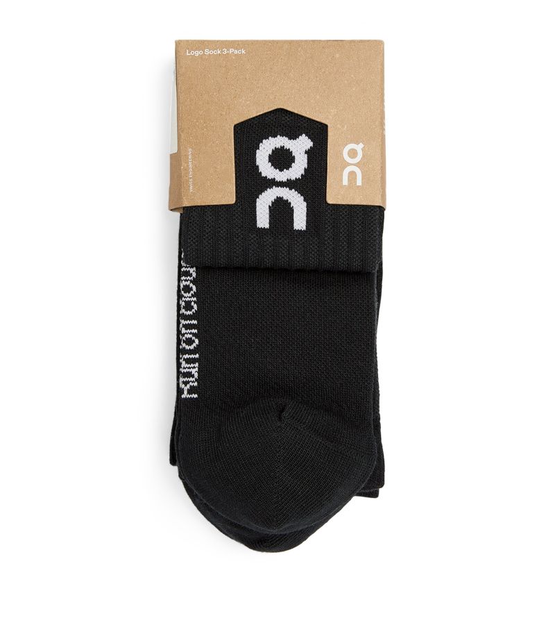 온러닝 남성 Logo Socks (Pack of 3)