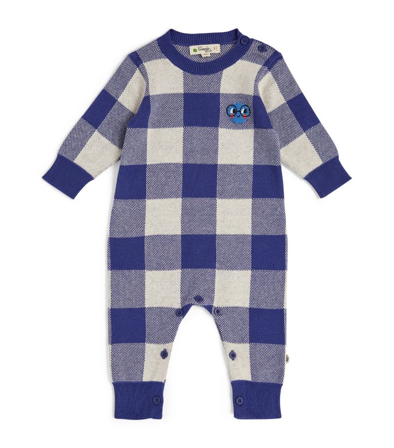 The Bonnie Mob Knit Gingham Playsuit (0-18 Months)