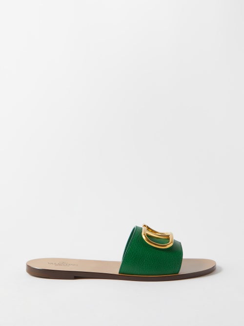 발렌티노 V-logo leather sandals