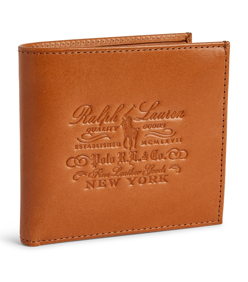 랄프로렌 Leather Heritage Bifold Wallet