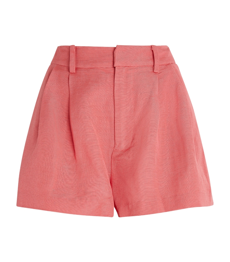 페이지 Linen-Blend Andie Shorts