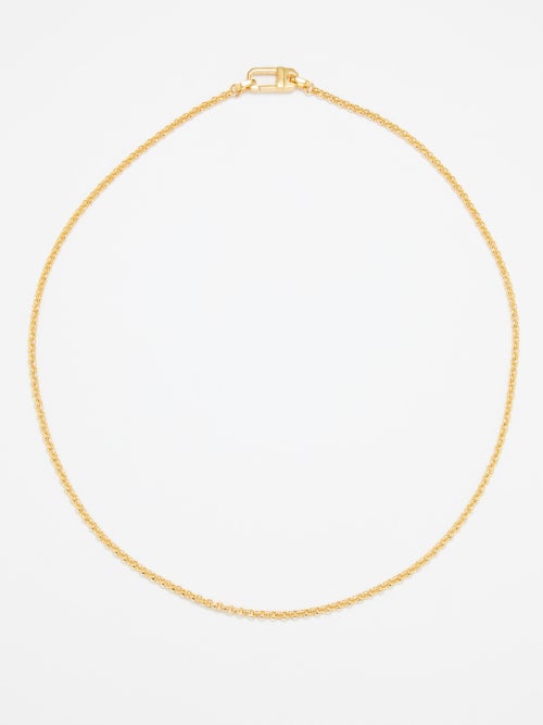 오티움버그 Hex gold-vermeil necklace