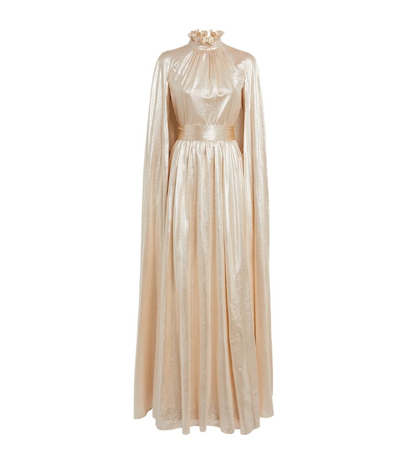 에르뎀 여성 Cape-Detail Macie Gown