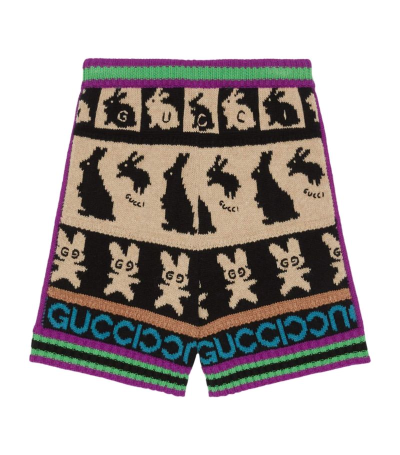 구찌 여성 Wool Rabbit Shorts