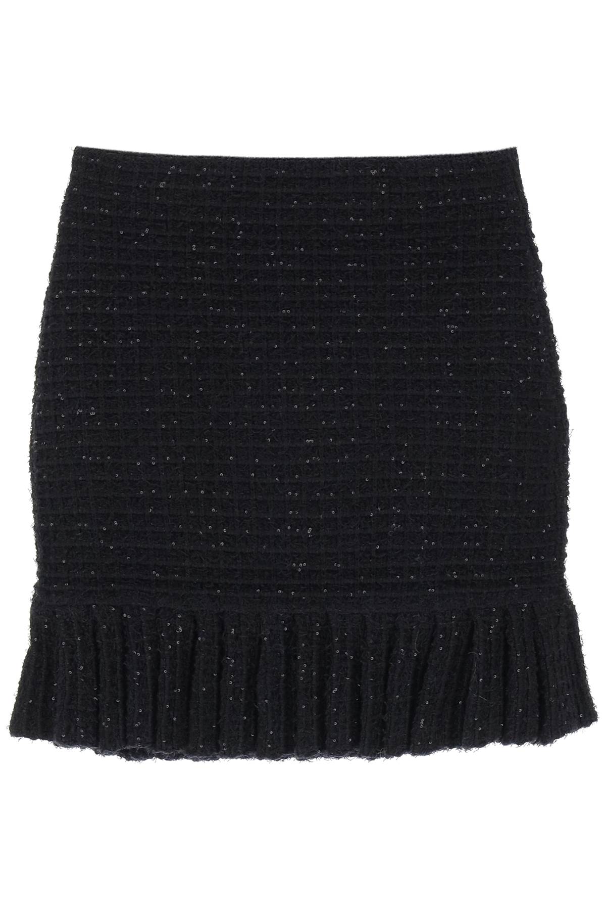 셀프포트레이트 여성 Knitted Mini Skirt In Sequin Knit 13639108