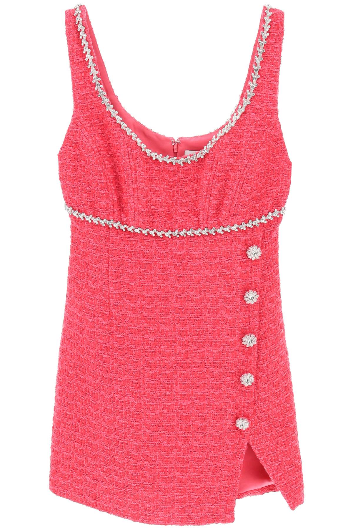 셀프포트레이트 여성 Boucle Tweed Mini Dress With Appliques 13639122