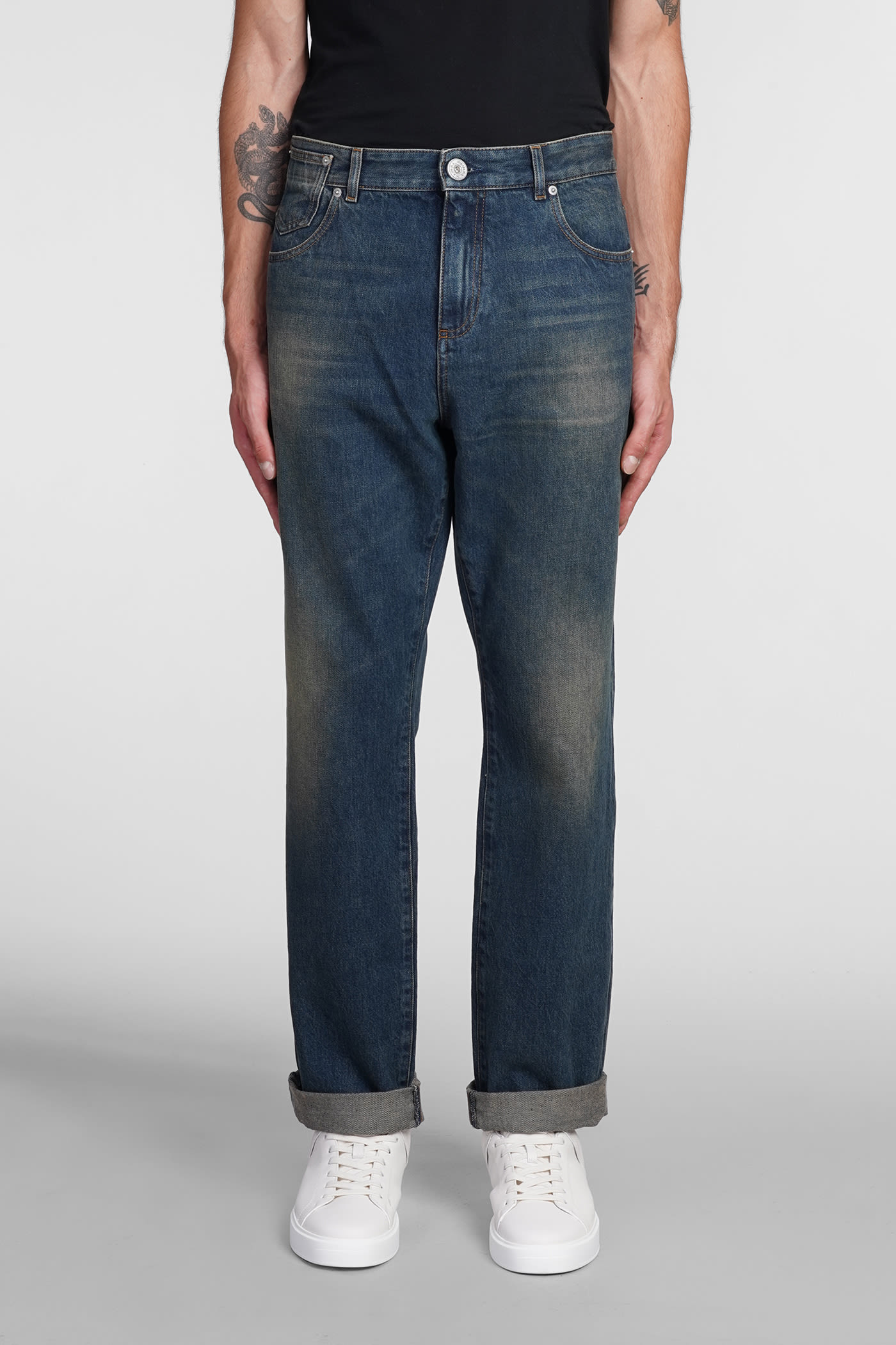 발망 남성 Jeans In Blue Cotton 13639012