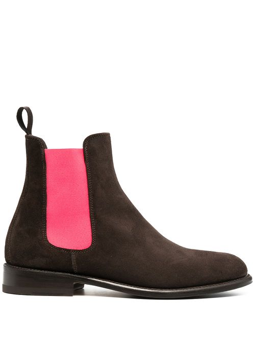 Bruna two-tone boots - Brown