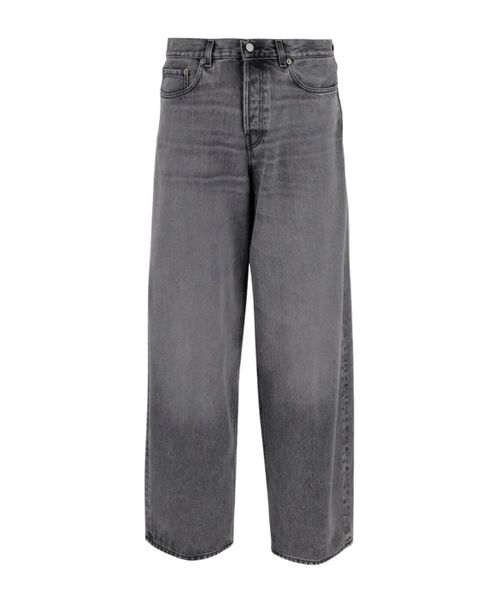 Embossed Patch Denim Jeans
