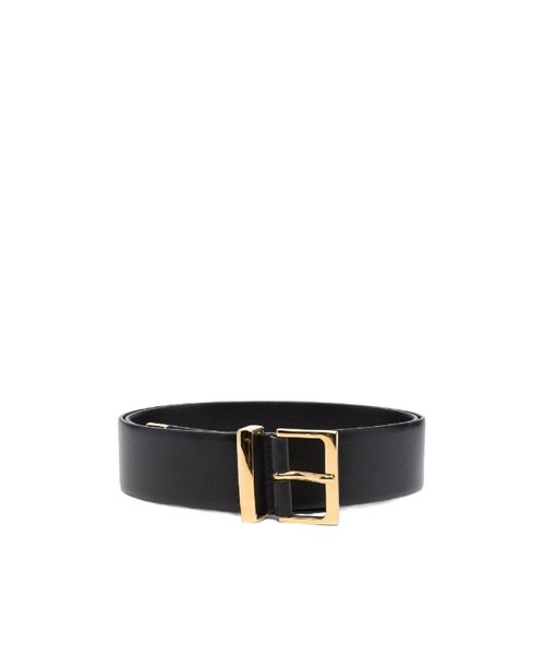 Gold buckle belt