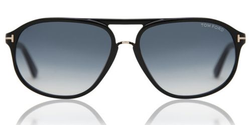 Tom Ford FT0447 JACOB 01P Men's Sunglasses Black Size 60