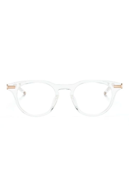 Gemini round-frame glasses - Gold
