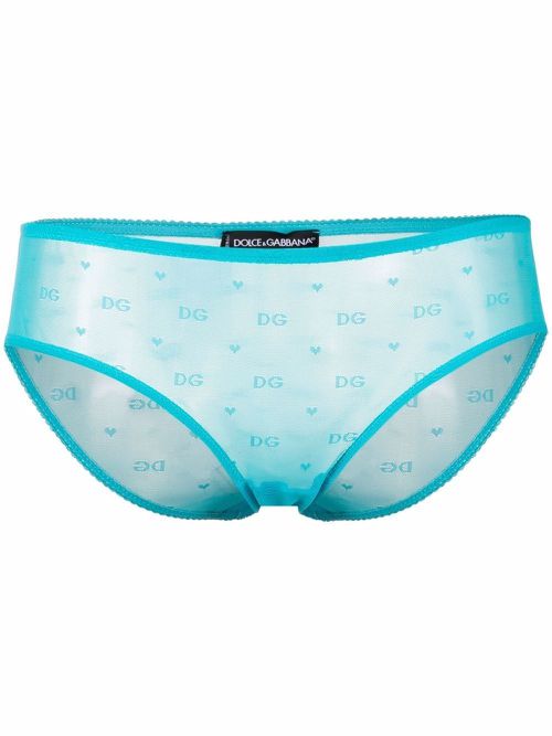 Monogram-pattern briefs