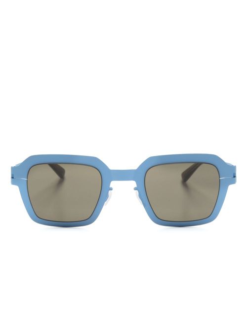 Mott square-frame sunglasses - Blue