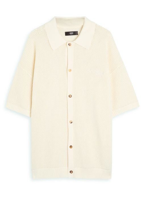 Crochet Open-knit Shirt