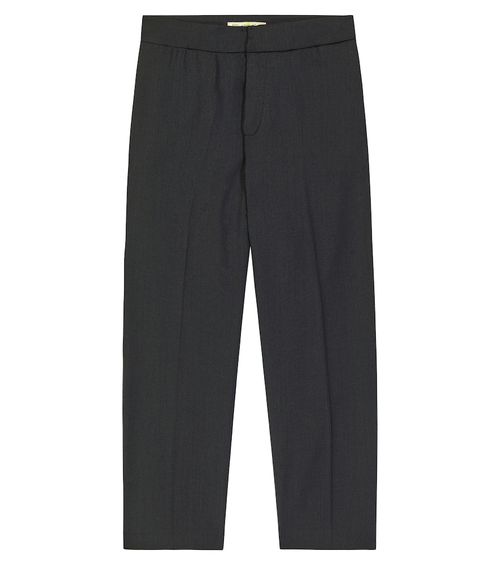Wool-blend suit pants