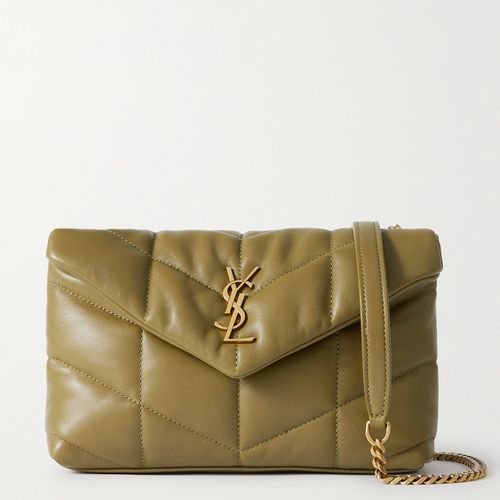 Saint Laurent Toy Loulou Puffer Shoulder Bag - Green - One Size